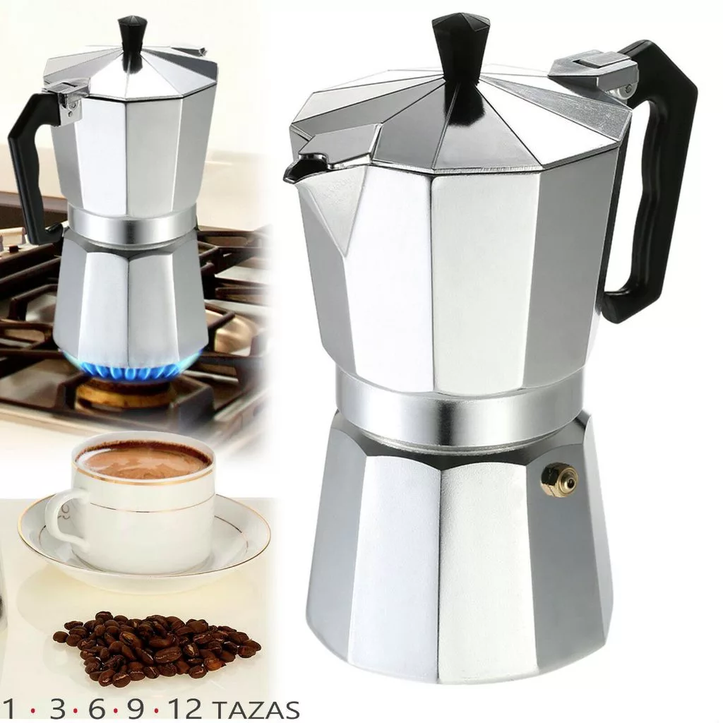 ☕☕☕Moka Pot หม้อต้มกาแฟ หม้อต้มกาแฟสด หม้อต้มกาแฟขนาดพกพา 1/2/3/6/9/12ถ้ว thumbnail 3