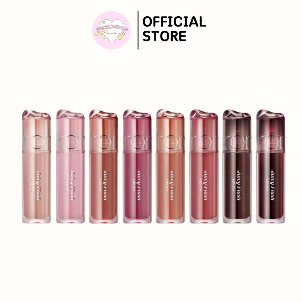 (พร้อมส่ง-ส่งไว ของแท้ฉลากไทย100%) Rom&nd Juicy Flash Lip Oil 4.5 g.