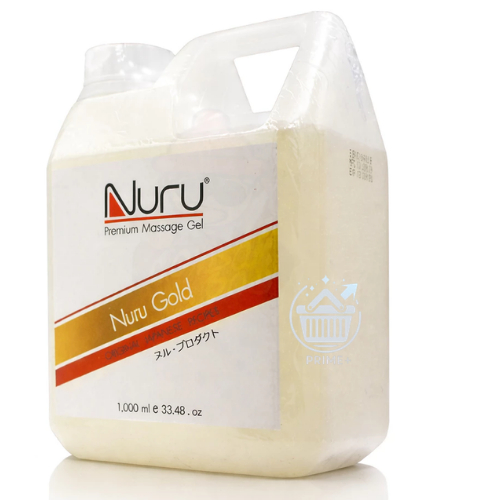 Nuru Gel Gold 1000 mL นูรุ เจลหล่อลื่น รุ่น โกลด์ บำรุงผิวด้วยทองคำ จากหนัง AV  ขนาด 1000 มล