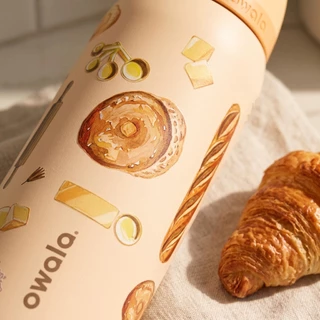 Owala Brunch Bunch FreeSip 32oz Limited Edition ของแท้100% กระบอกน้ำสแตนเลสเก็บเย็นนาน ฉนวนกันความร้อน คู่ดืมฟาง