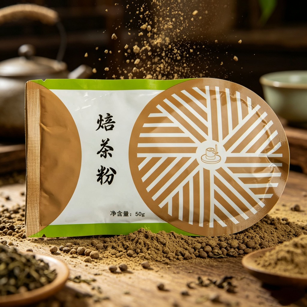🔥สินค้าขายดีมีอยู่ในสต็อก🔥ผงโฮจิฉะ Houjicha powder ผงชาเขียวคั่ว ขนาด 50g โฮจิฉะเข้มข้น