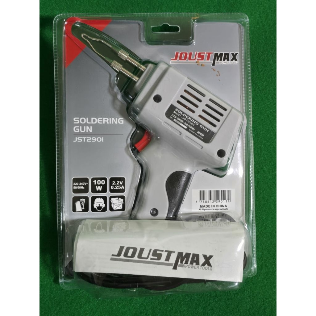 ปืนบัดกรีไฟฟ้า MACE รุ่น MT-SG180P
หัวแร้งด้ามปืนยี่ห้อ JOUSTMAX รุ่น JST2901