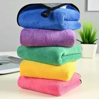 ผ้าเช็ดมือ อเนกประสงค์ แพ็ก 5 ผืน 25*25 cm สีพื้น ทนทาน ไม่เปื้อนง่าย ซับน้ำดี แห้งเร็ว เช็ดโต๊ะ จาน รถ