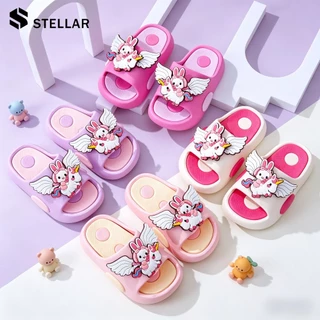 🌸พร้อมส่ง🌸STELLAR รองเท้าแตะสำหรับเด็ก ลายน่ารักๆ พื้นนิ่ม ระบายอากาศ ด้านล่างนุ่มลื่น ขนาด 24-35