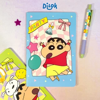 Crayon Shinchan Notebook สมุดโน้ตชินจัง A5/A6 สมุดมีเส้น กระดาษ 75 แกรม