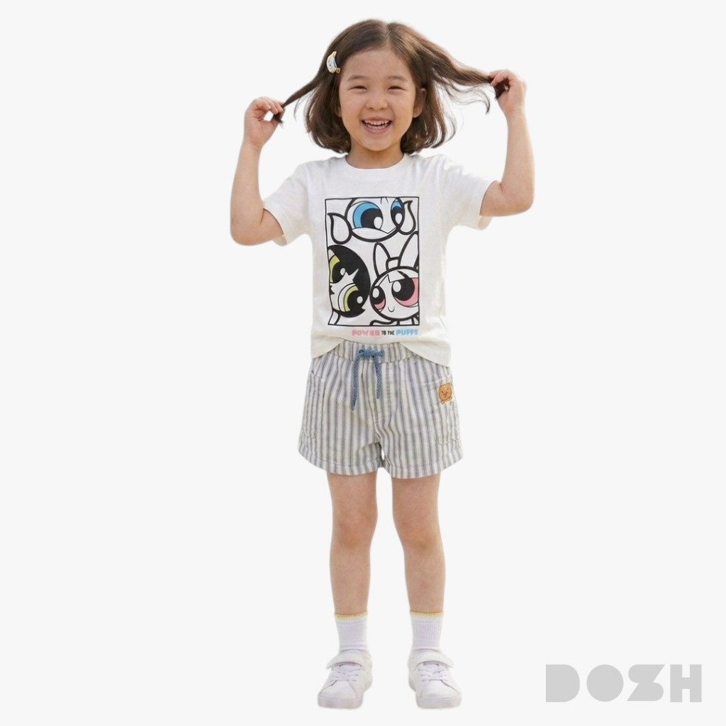 DOSH GIRL'S T-SHIRTS POWERPUFF GIRLS เสื้อยืดคอกลมเด็กหญิง DPGGT1007-OW (4-12)