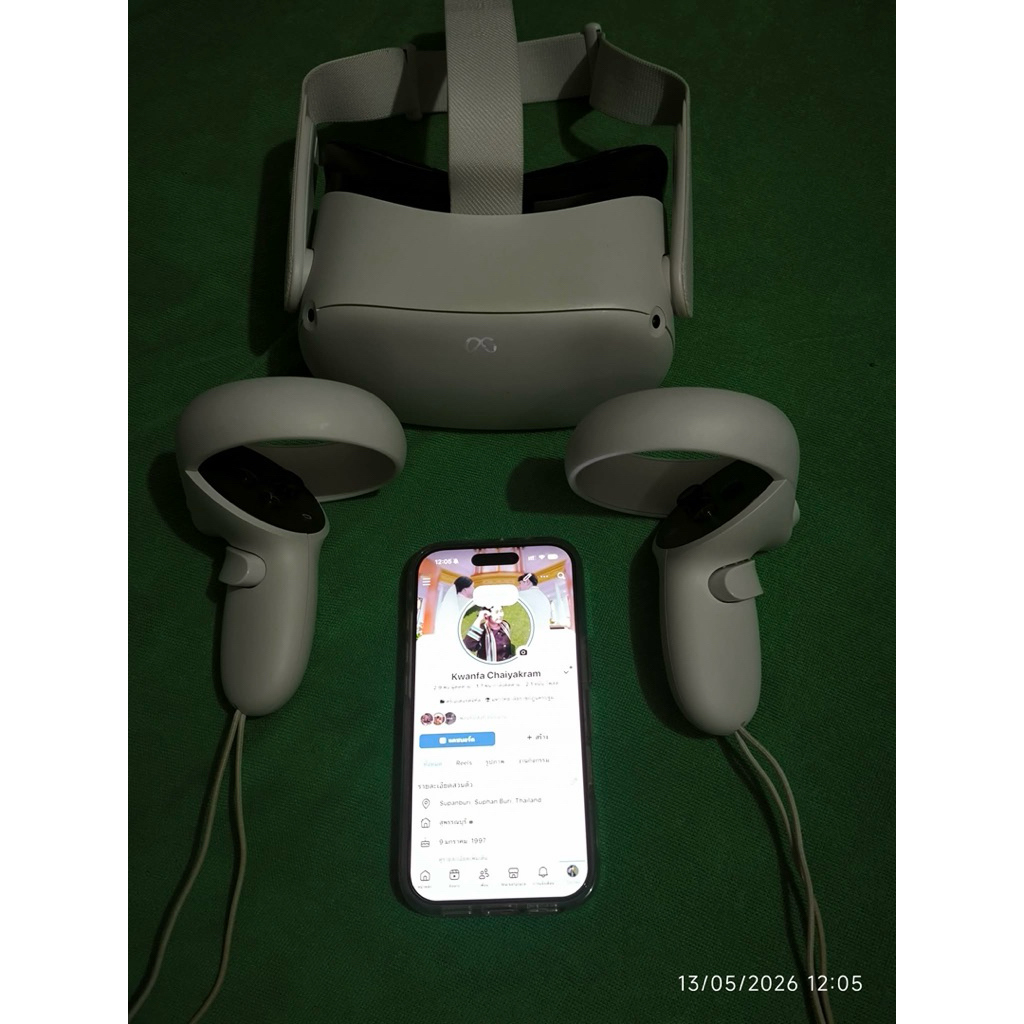 ส่งต่อ Oculus quest 2. 128gb. มือสอง แถมกระเป๋าฟรี!!!