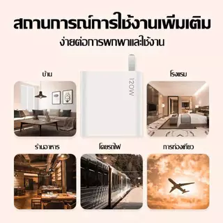 [รับประกัน 1 ปี]ชุดชาร์จ Xm 33W/67W/120W หัวชาร์จ + สายชาร์จ 6A type c fast Charge รองรับ รุ่น เสียวมี่
