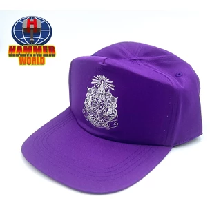 หมวกแก๊ป ตราแผ่นดิน สีฟ้า ดำ น้ำตาล ม่วง แดง เหลือง น้ำเงิน