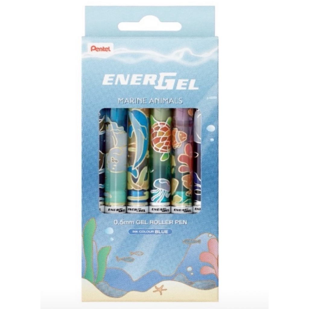 (ลายใหม่!!) ชุดปากกาเจล Pentel Energel Limited Edition ลายการ์ตูน น่ารัก