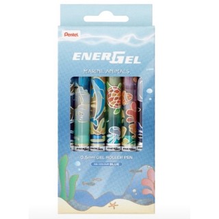 (ลายใหม่!!) ชุดปากกาเจล Pentel Energel Limited Edition ลายการ์ตูน น่ารัก