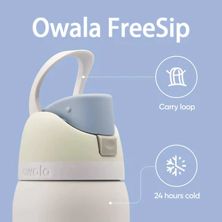 【ของแท้100%】Owala x Snoopy FreeSip 24/32oz มีหลอดในตัว กันหก เก็บร้อนเก็บเย็น สแตนเลส304 ปลอดBPA พร้อมส่ง
