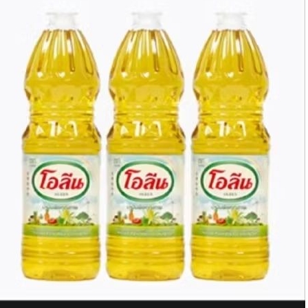 น่ำมันปาล์มโอลีนขวด1ลิตร×3ขวด อ