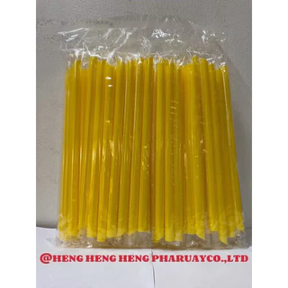หลอดมุก หุ้มฟิมล์ ยาว 25 เซ็น ยกลัง (2000เส้น) 20ห่อ ยี่ห้อลัคกี้แทค