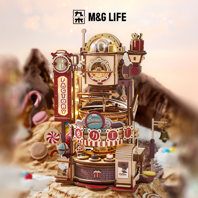 M&G LIFE x ROKR Chocolate Factory โมเดลไม้ประกอบ 3 มิติ