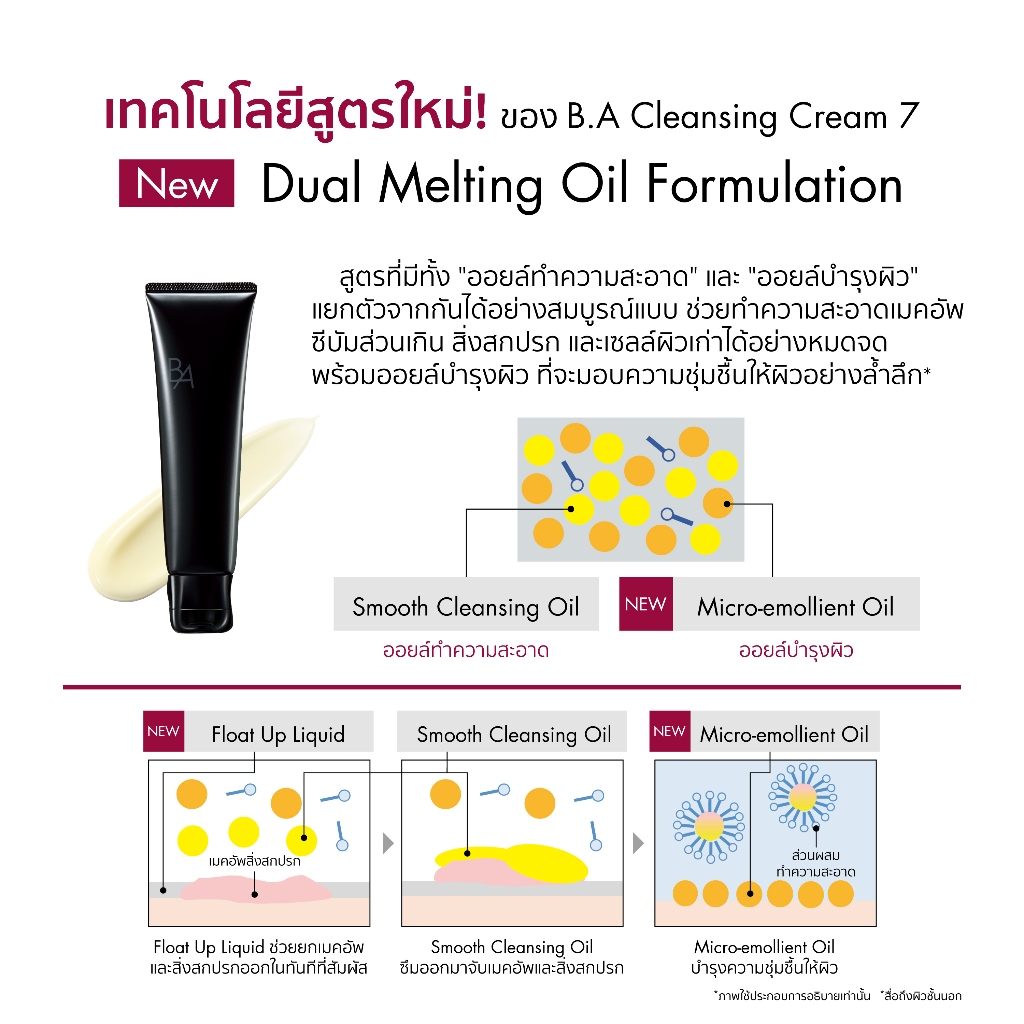 POLA B.A Cleansing Cream โพลา บี.เอ คลีนซิ่ง ครีม (130g) (ทรีทเม้นต์คลีนซิ่ง ผิวกระจ่างใส) — صورة 6
