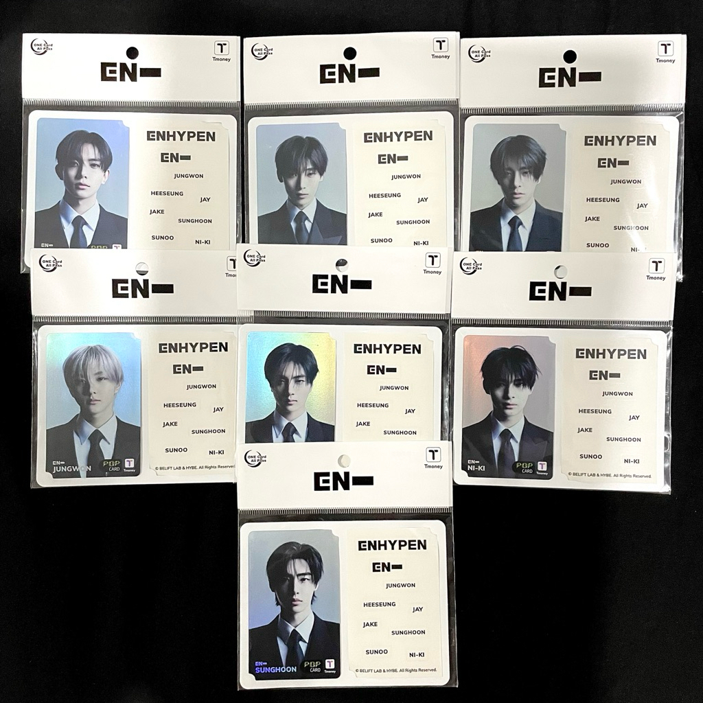 [พร้อมส่ง] Enhypen t-money ของใหม่ไม่แกะซอง