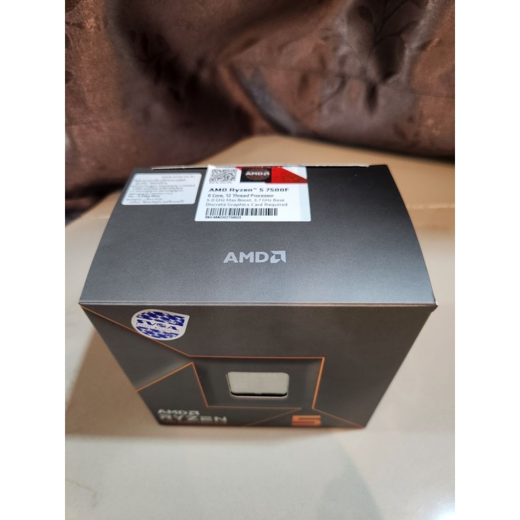 CPU R5 7500F มีประกัน 3 ปี ถึง 03/72