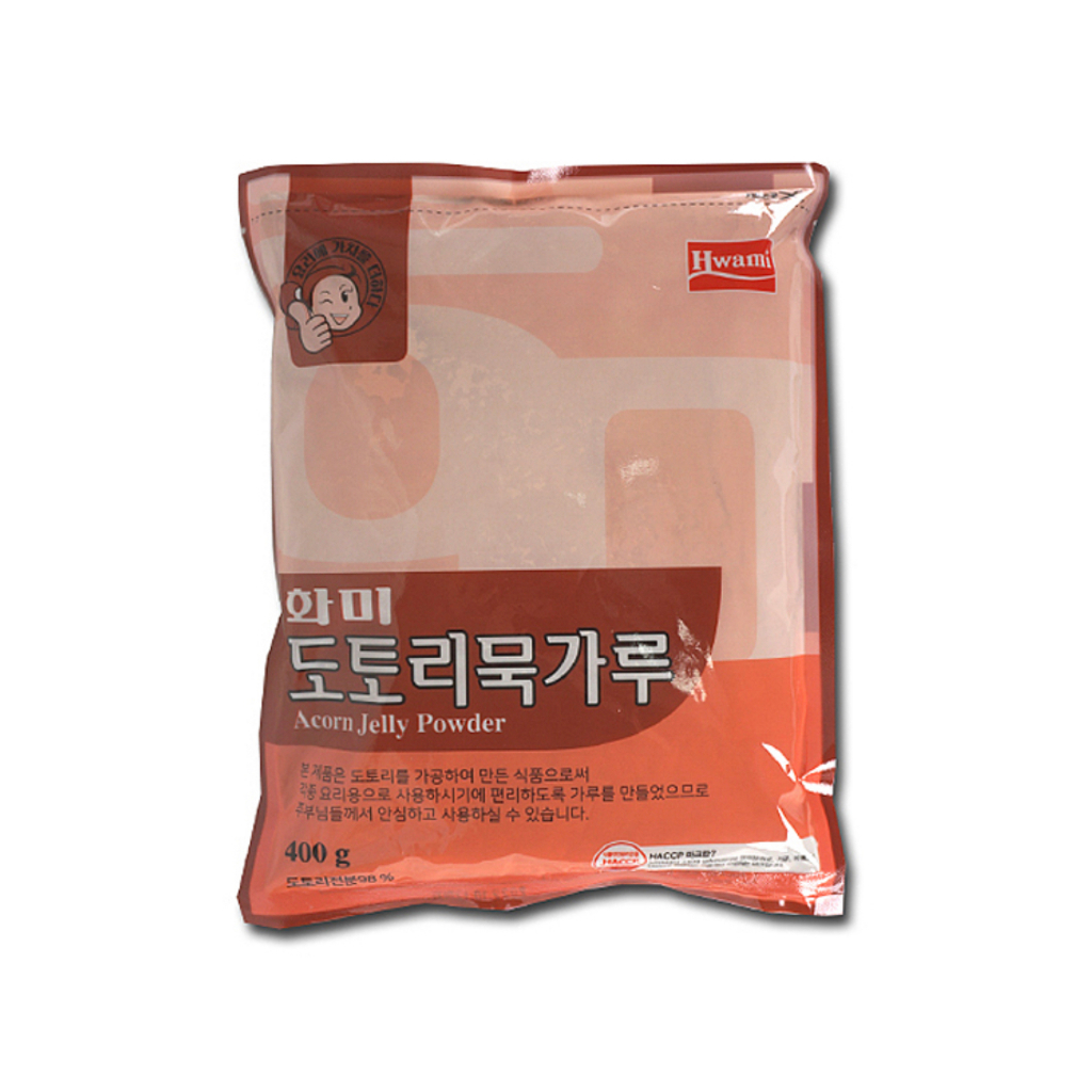 [ของแท้] 도토리묵가루 Hwami Acorn Jelly Powder (ผงวุ้นลูกโอ๊กเกาหลี) 400g