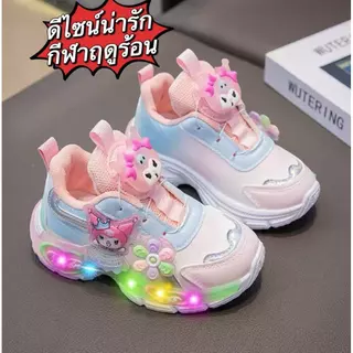New!!{มีไซส์26-37}รองเท้าผ้าใบเด็กผู้หญิง ลายน่ารักงานนุ่มใส่สบาย ระบายอากาศดี น้ำหนักเบา พื้นกันลื่น พร้อมส่ง A773