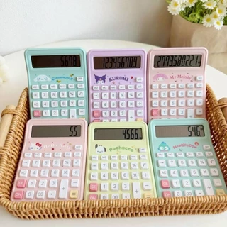 เครื่องคิดเลข ลาย Sanrio ขนาด 12×9.3×1.5 cm หน้าจอแสดงผล 10 digits มีแบตเตอรี่มาให้ในตัว (LR1130)ราคา 149​ บาท