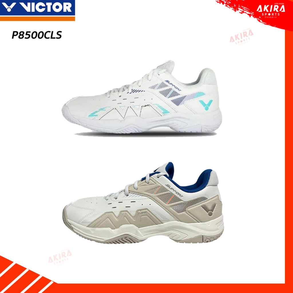 VICTOR รองเท้าแบดมินตันVICTOR P8500CLS หน้าเท้ากว้าง 4E ซัพพอร์ทเท้าดีเยี่ยม by Akira Badminton