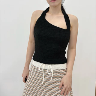 MOMOKA.KNIT🍑 The Tie Crop Top💫