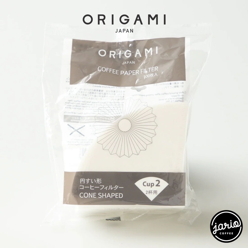 JARIO x ORIGAMI กระดาษกรองกาแฟ 2/4 Cup (แท้จากญี่ปุ่น) ORIGAMI Paper Filter