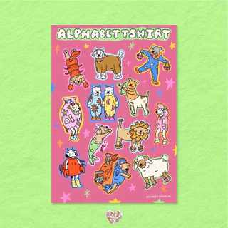 A5 Sticker set (เซท Sticker ไดคัท ขนาด A5)