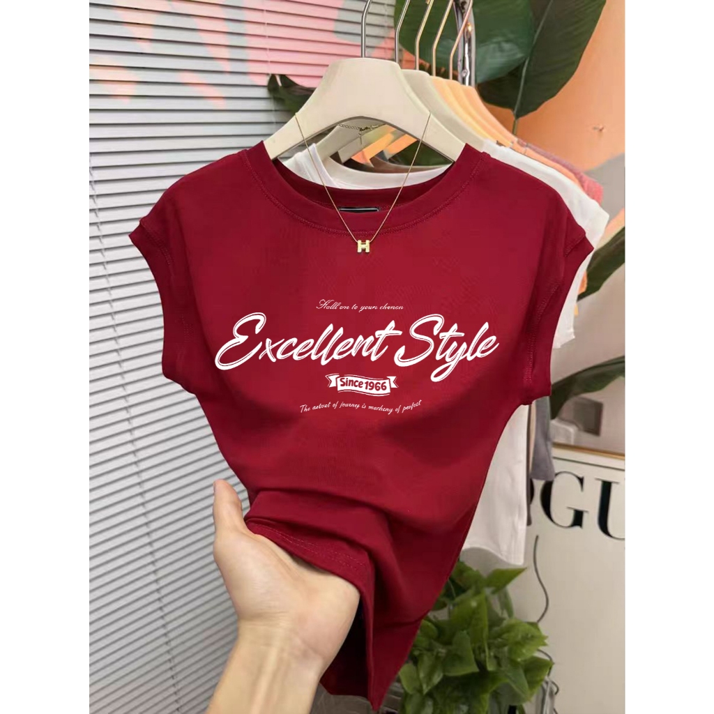 【M-3XL】เสื้อทรงหลวม เสื้อแขนกุด เสื้อเข้ารูปสำหรับผู้หญิง เรียบง่ายและสง่างาม จัดส่งด่วนจากกรุงเทพฯ