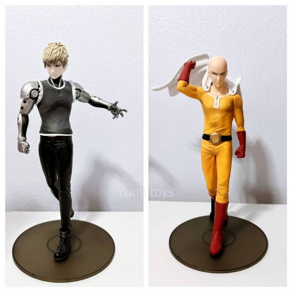 Saitama & Genos - DXF Figure มือ2 สภาพใหม่ แท้ (พร้อมส่ง) (ไม่มีกล่อง) One Punch Man