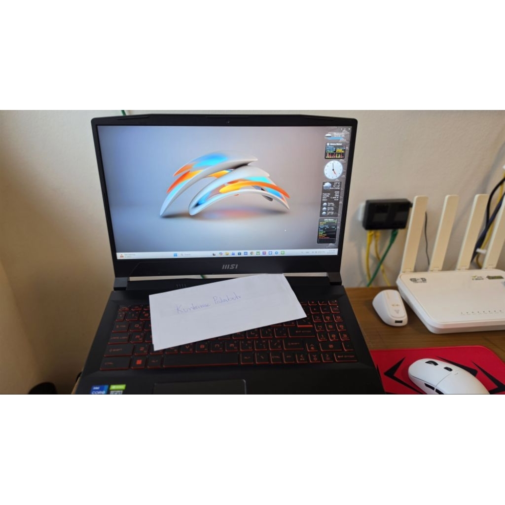 Notebook MSI Katana GF66 12UCO สีดำ (มือสอง) สภาพ 95% มีสายชาร์จแท้