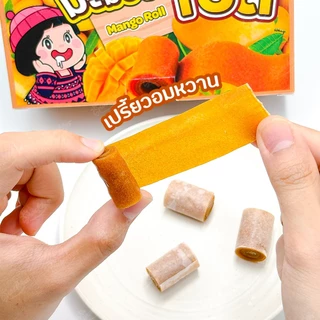 New!! มะม่วงโรล + แถมพริกเกลือ2สูตร เปรี้ยวหวาน ธรรมชาติ หนึบหนับ อบสดใหม่ ขนม ของกิน snackies