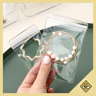 ถุงซิปล็อก PVC ใส 20ชิ้น ถุงเก็บเครื่องประดับ ปิดผนึก กันฝุ่น สำหรับสินค้าชิ้นเล็ก สร้อยคอ สร้อยข้อมือ ต่างหู