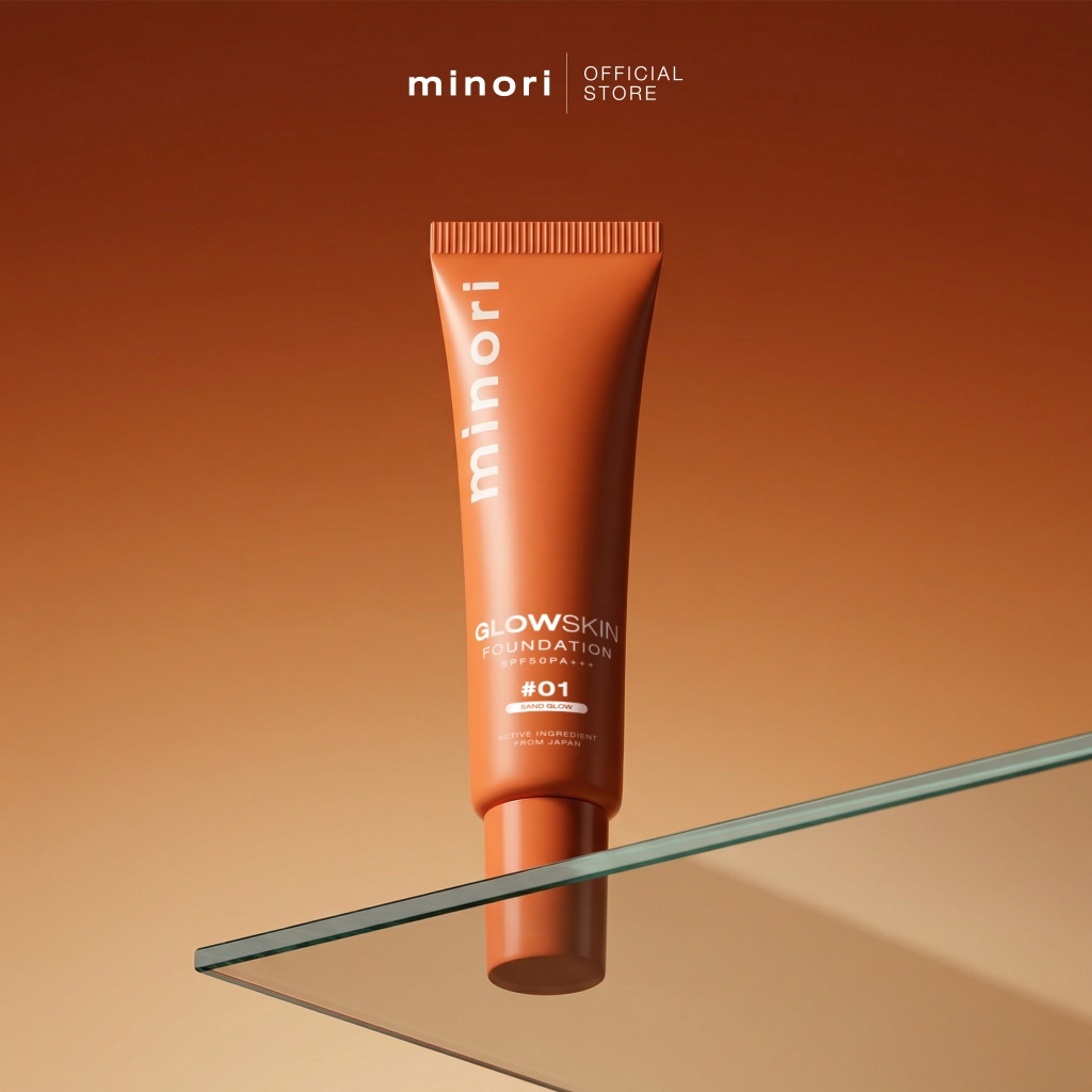 [ร้านค้าบริษัท] รองพื้น มิโนริ 4in1 เบลอรูขุมขน กันแดด SPF50PA+++ พร้อม เซรั่ม บำรุง ไม่ต้องทาแป้ง
