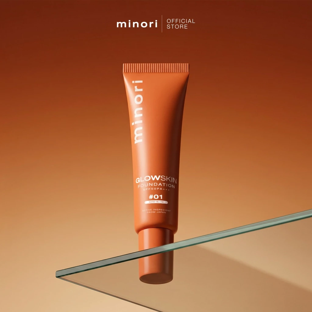 [ร้านค้าบริษัท] รองพื้น มิโนริ 4in1 เบลอรูขุมขน กันแดด SPF50PA+++ พร้อม เซรั่ม บำรุง ไม่ต้องทาแป้ง