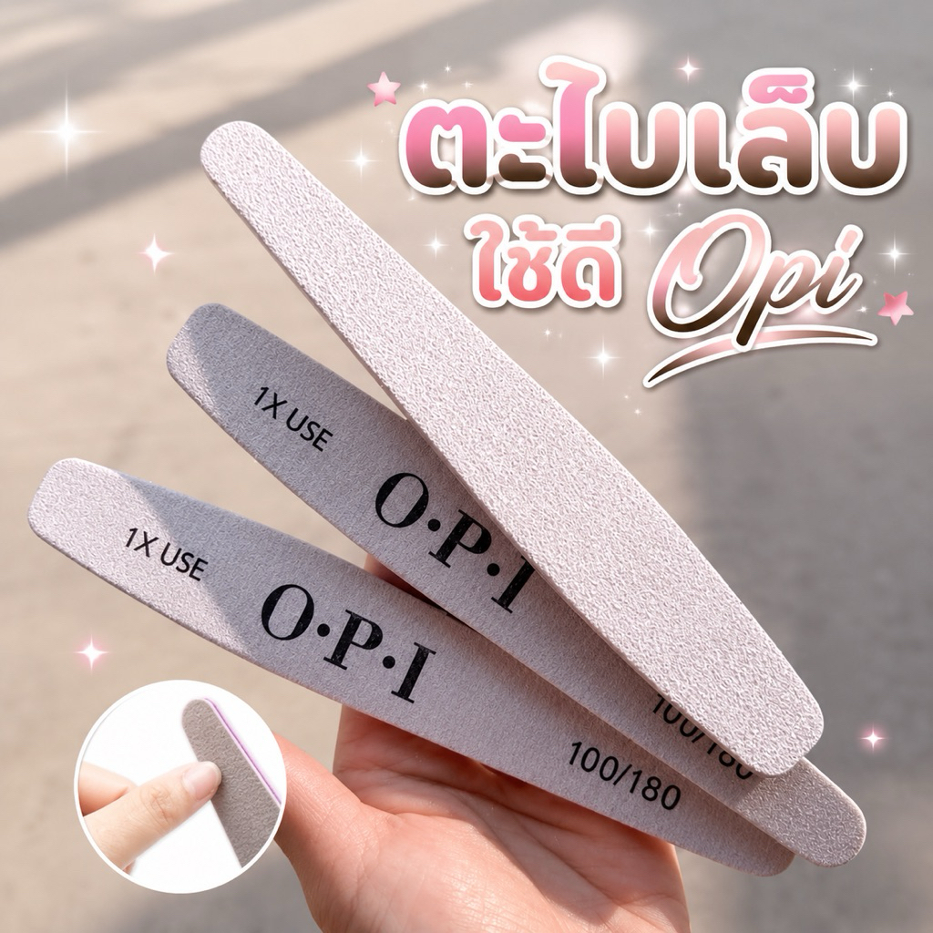 ตะไบเล็บ ตะไบเเต่งทรงเล็บ คุณภาพดี opi ทนใช้ได้นาน