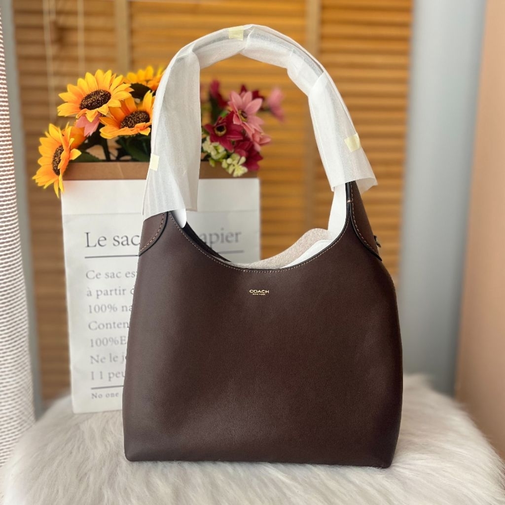 กระเป๋าสะพายไหล่ ไม่มีป้ายแท็กหนัง Brooklyn Shoulder Bag 28 CU068