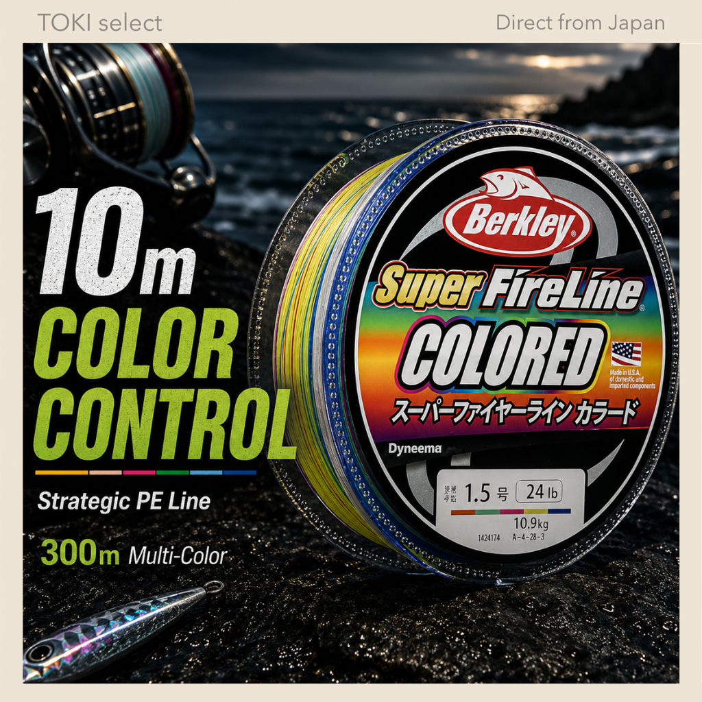 Berkley Super FireLine Colored PE Line 300m 10m Color Marking 0.8-3.0 Gou