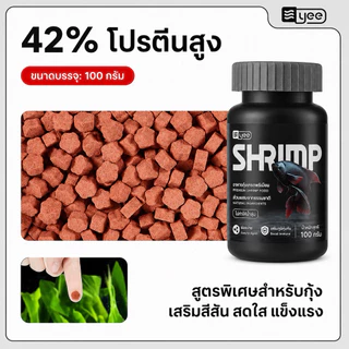 YEE PATCH อาหารปลาชนิดติดตู้ สูตรสไปรูลิน่า / สูตรอาร์ทีเมีย โปรตีนสูง 42% ขนาด 100g 280g