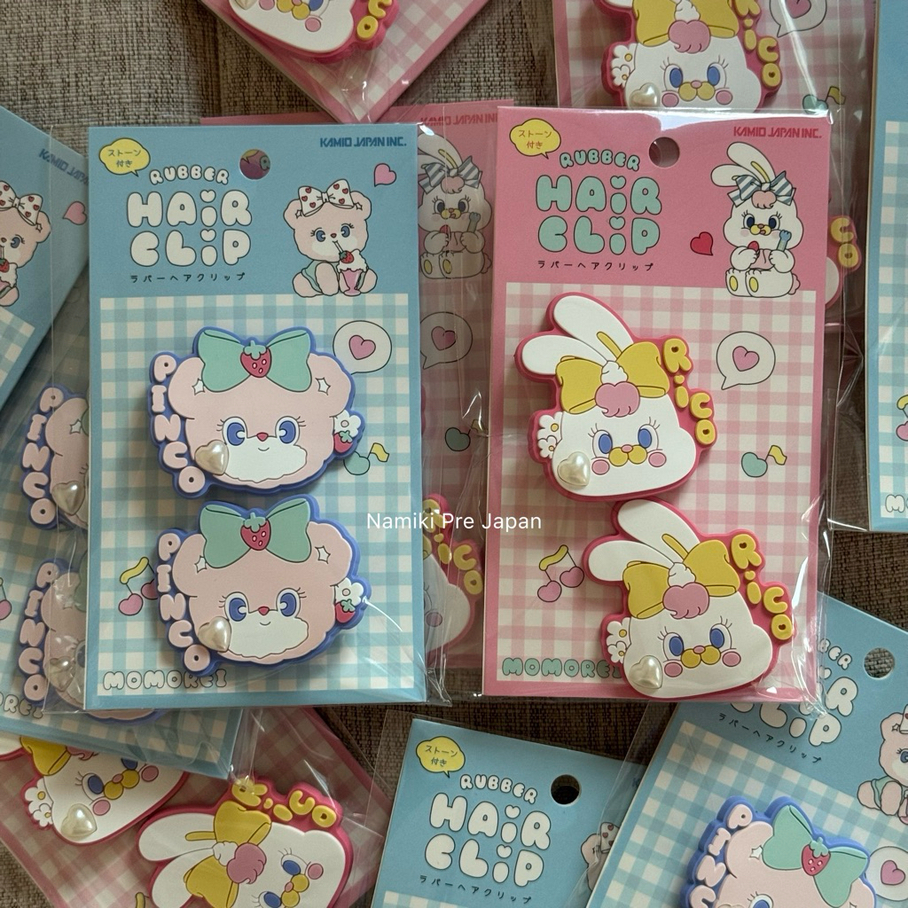 [ของแท้🇯🇵] กิ๊บติดผม MOMOREI ประดับมุก มี 2 ลายให้เลือก RICO และ PINCO