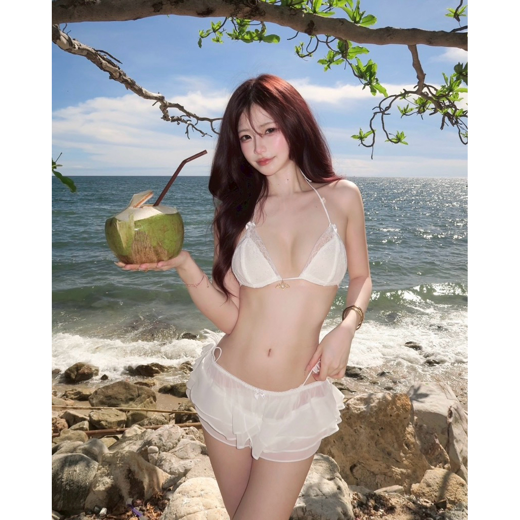 🏖️🍒Valen Chiffon Ruffle🍒🏖️ VN