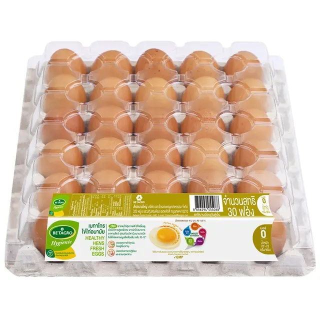 [0227595] Betagro Egg Pack 30 No.0 (พนักงาน กำชับ ไรเดอร์ ระวังแตก)