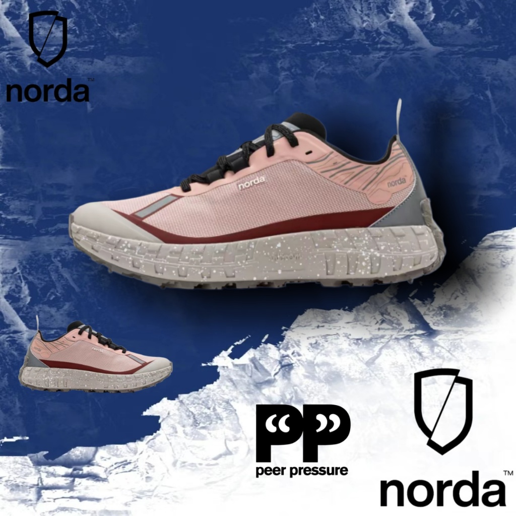 NORDA 001 light pink รองเท้าผ้าใบ（ของแท้ 100 %）