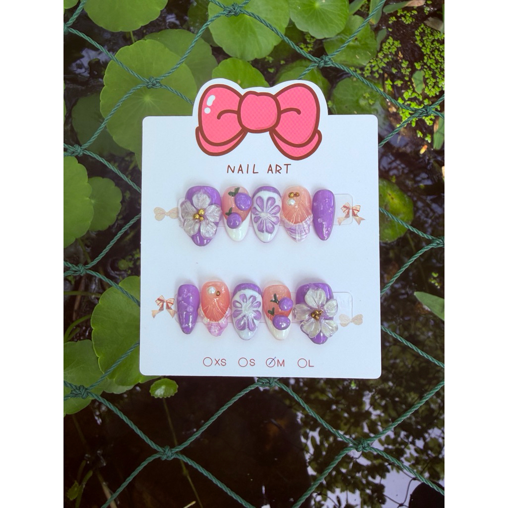 เล็บเจล เล็บปลอมพร้อมติด🩵🌸