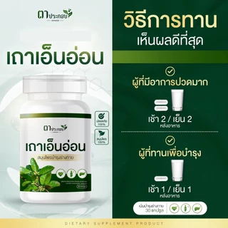 เถาเอ็นอ่อน ตาประกอบ บำรุงเส้นเอ็น แก้ปวดเมื่อย บำรุงเส้นเอ็น 3 กระปุก ชนิดแคปซูล