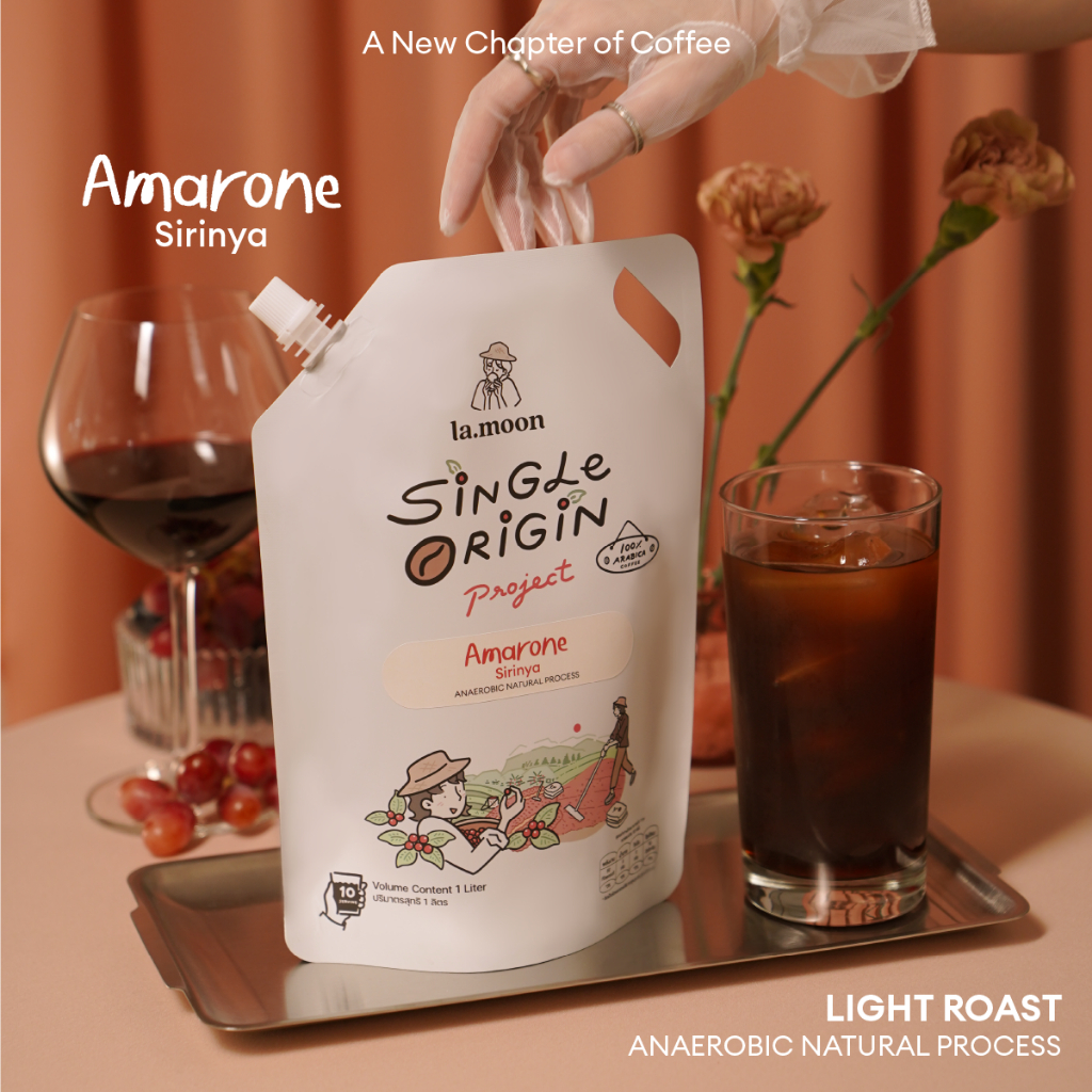 la.moon Single Origin Cold Brew Concentrate กาแฟไทยพิเศษสกัดเย็นแบบเข้มข้น