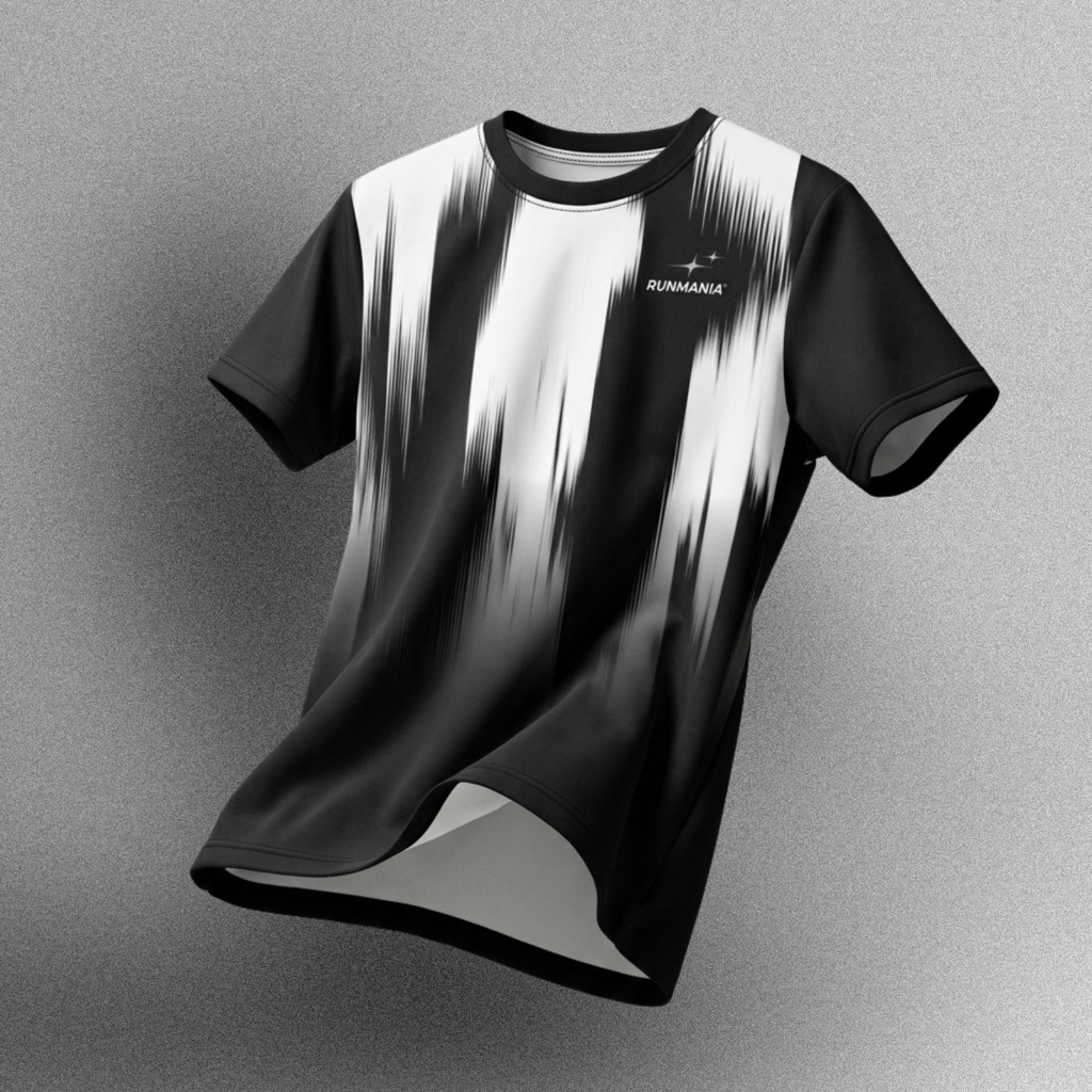 เสื้อ Run Club RUNMANIA® — Pulse Motion (P-01) ผ้า Square lite เบา บาง แห้งไว มี Reflective สะท้อนแสง