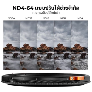 K&F CONCEPT 67mm NANO-X 2in1 ND4-64&CPL Filter คมชัดสูง บางพิเศษ สำหรับวิวและบุคคล ฟิลเตอร์กล้อง
