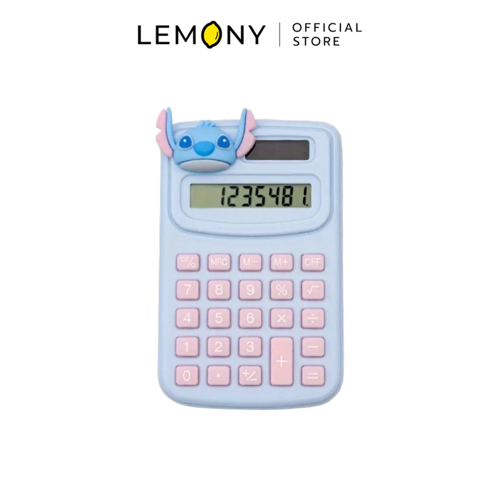 LEMONY เครื่องคิดเลขสติทช์ Disney Lilo & Stitch Collection